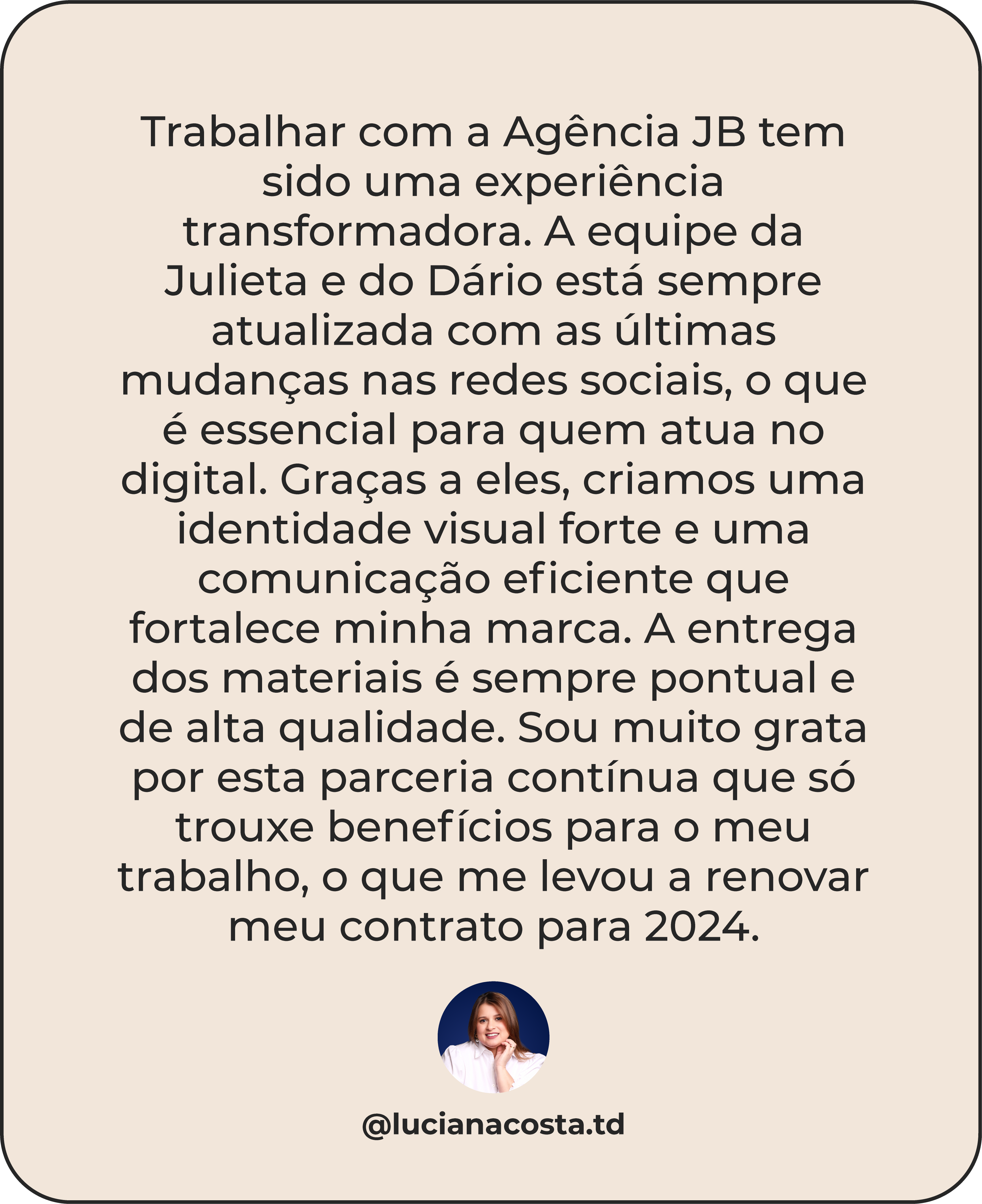 depoimento Luciana costa